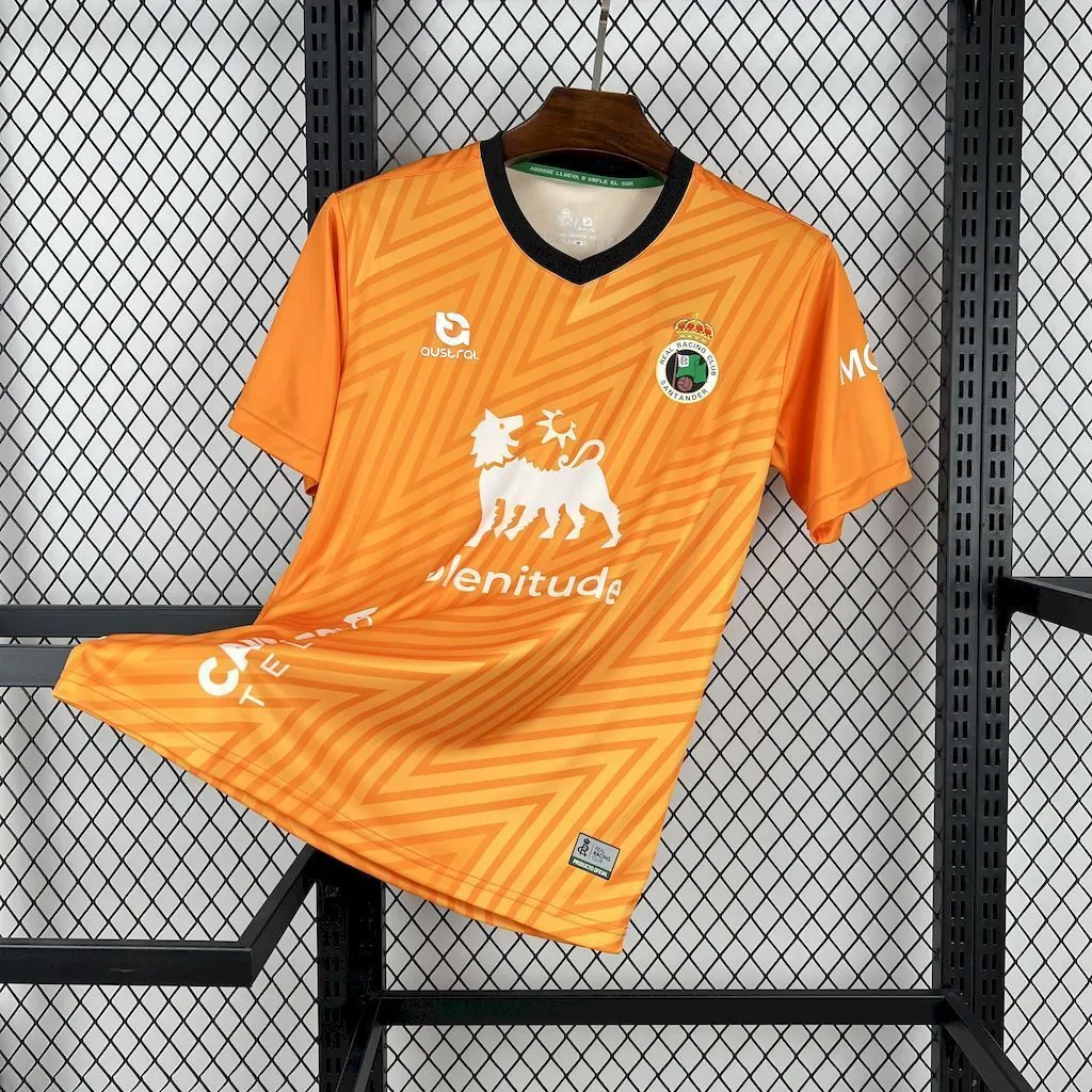 24-25 Racing de Santander Goalkeeper Orange Shirt Football Uniforms AAAAJersey Dropship Yupoo 5