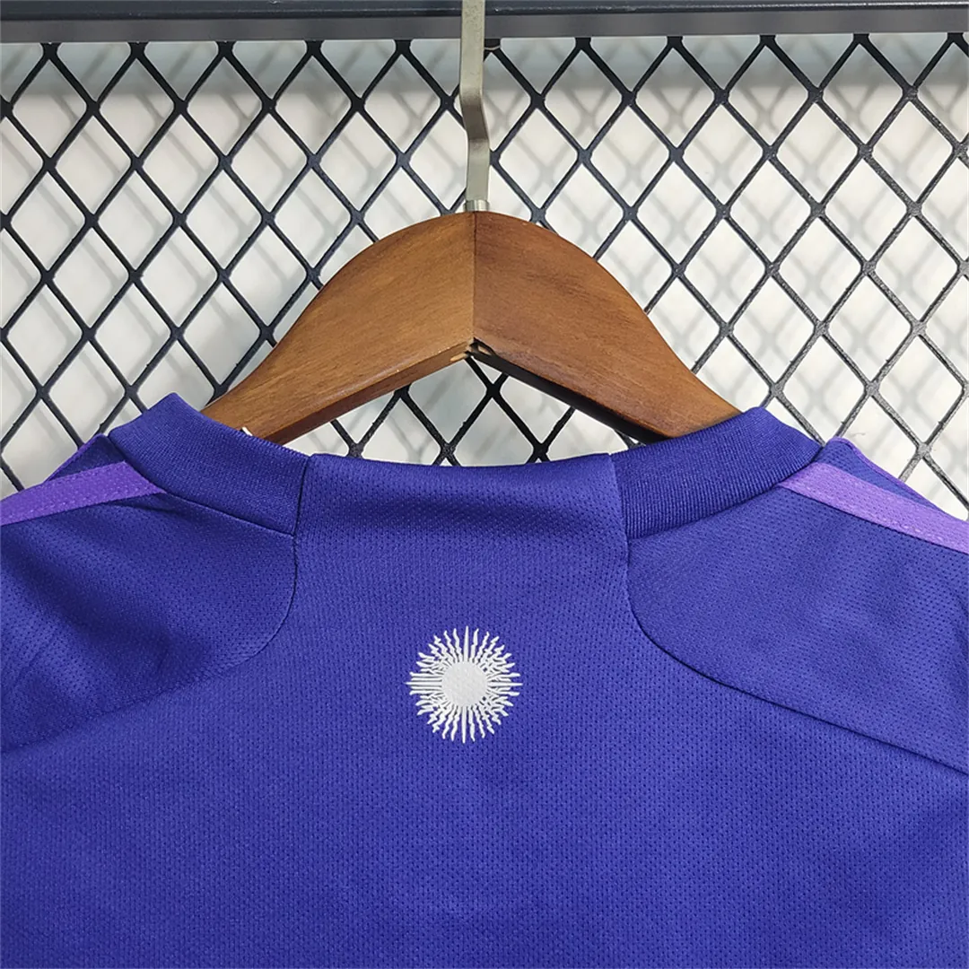 2022 Argentina away 3-star kids kit 3