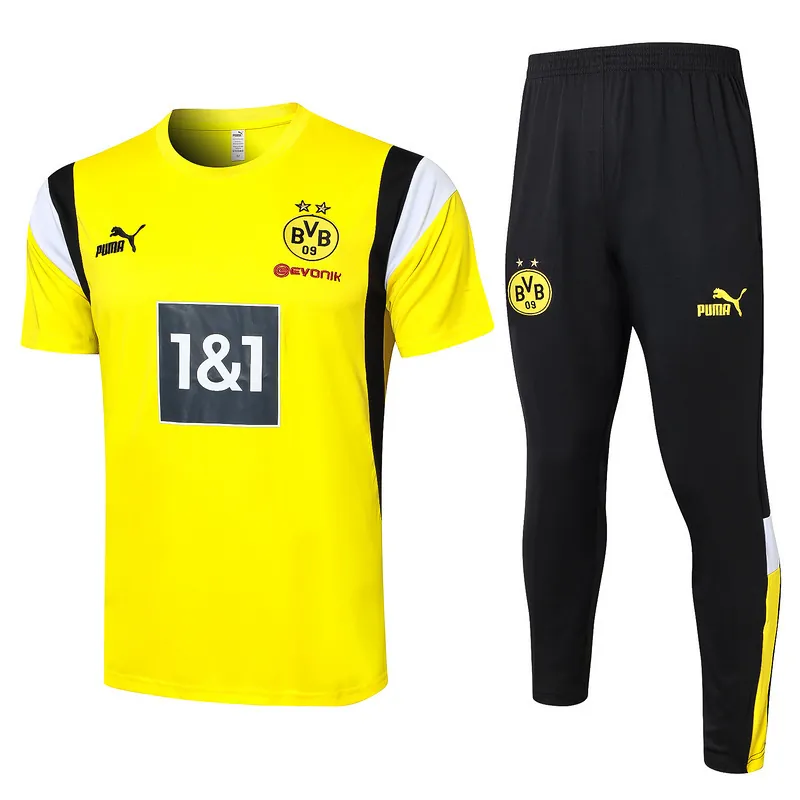 23-24 Dortmund Short Sleeve Training Suit Yupoo 3