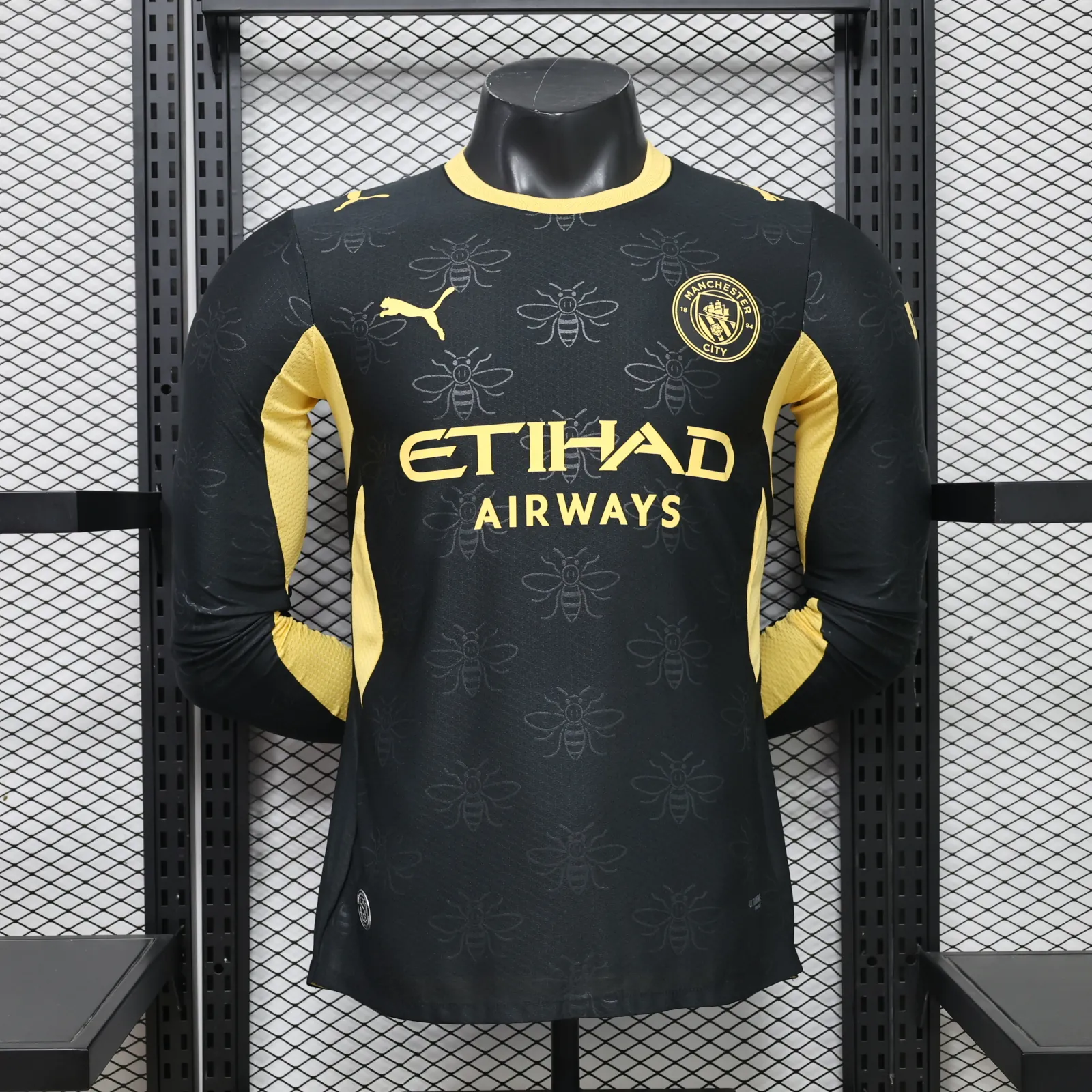 26-27 Manchester City Away Kit Player Version Football Long Sleeve Shirt AAAAJersey Dropship Yupoo 7 2