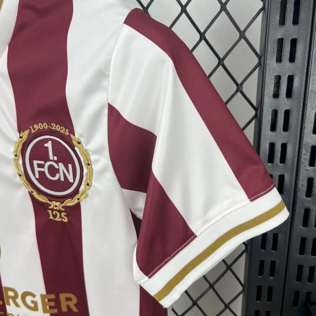 25-26 FC Nurnberg 125th Anniversary Kid Kit Youth Apparels AAAAJersey Supply Yupoo 2