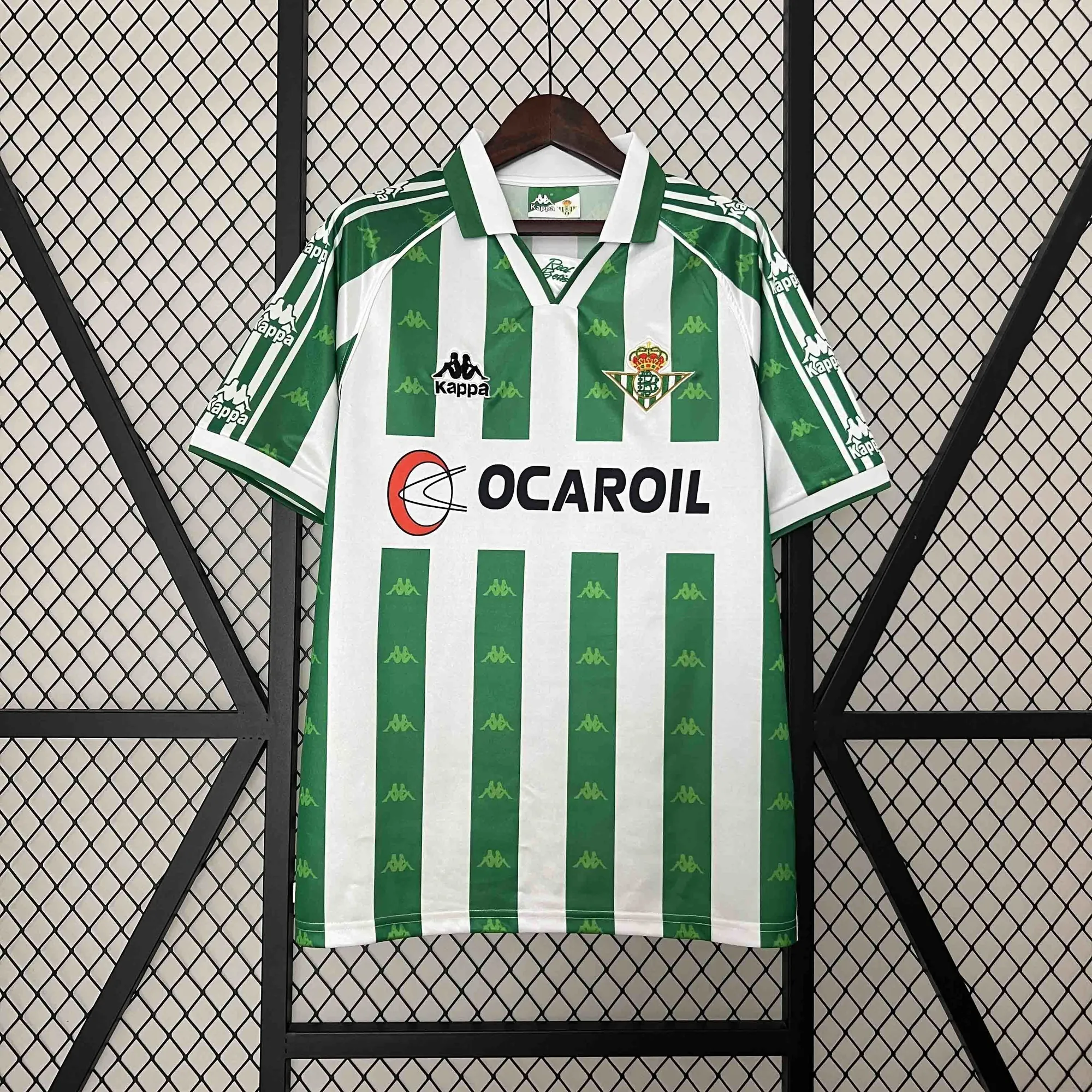 95-96 Real Betis Home Retro Kit Vintage Shirt Sport AAAAJersey Yupoo 6