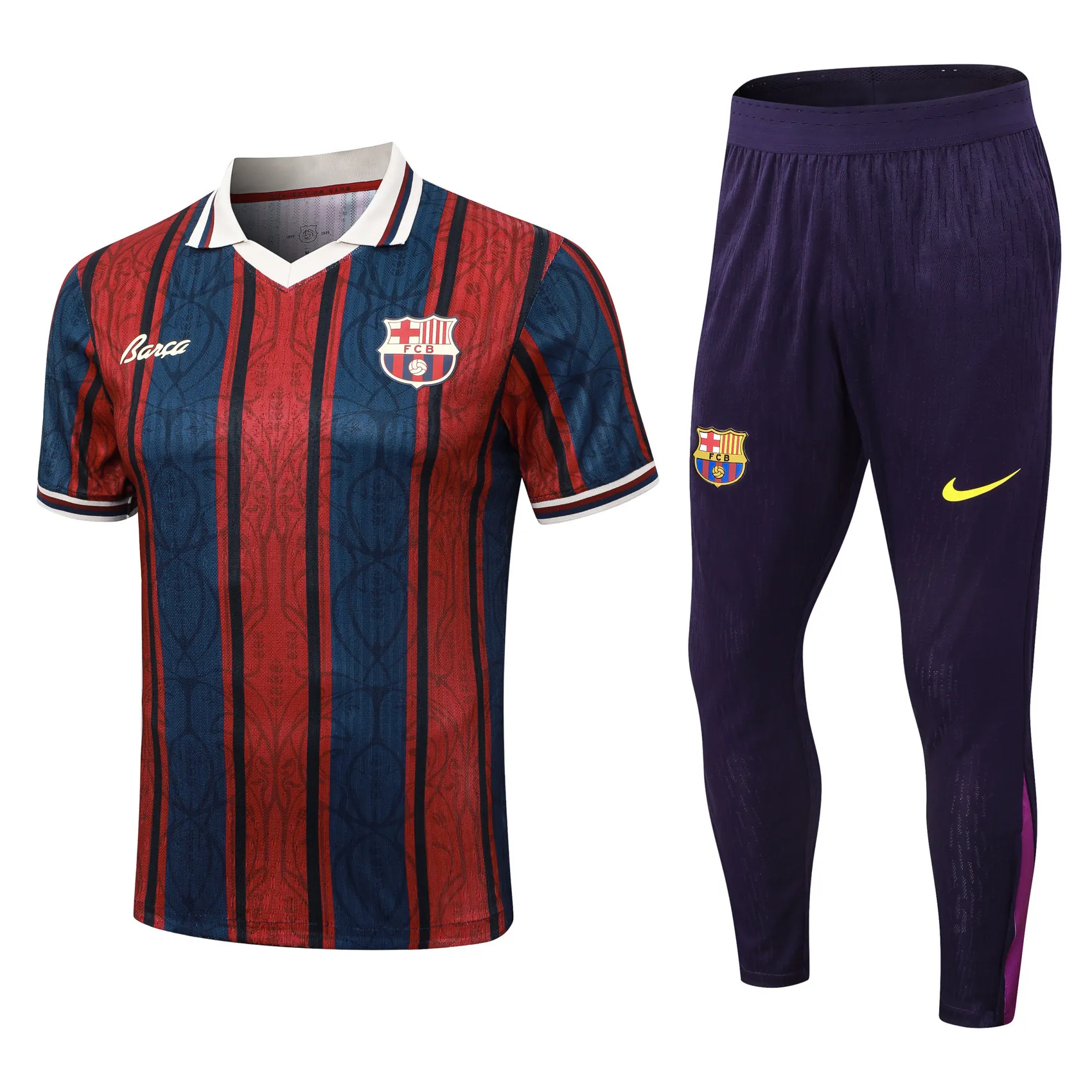 25-26 Barcelona Anniversary Edition Player Version Training Kits Football Tracksuits 3