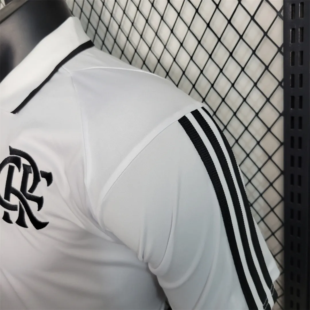 23-24 POLO Flamengo White Training Suit 1