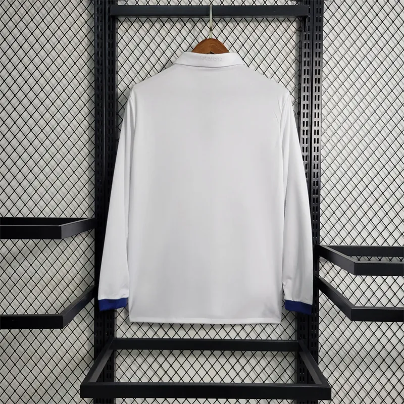 16-17 Retro Real Madrid home Long Sleeve Size S-XXL Soccer Jersey 7