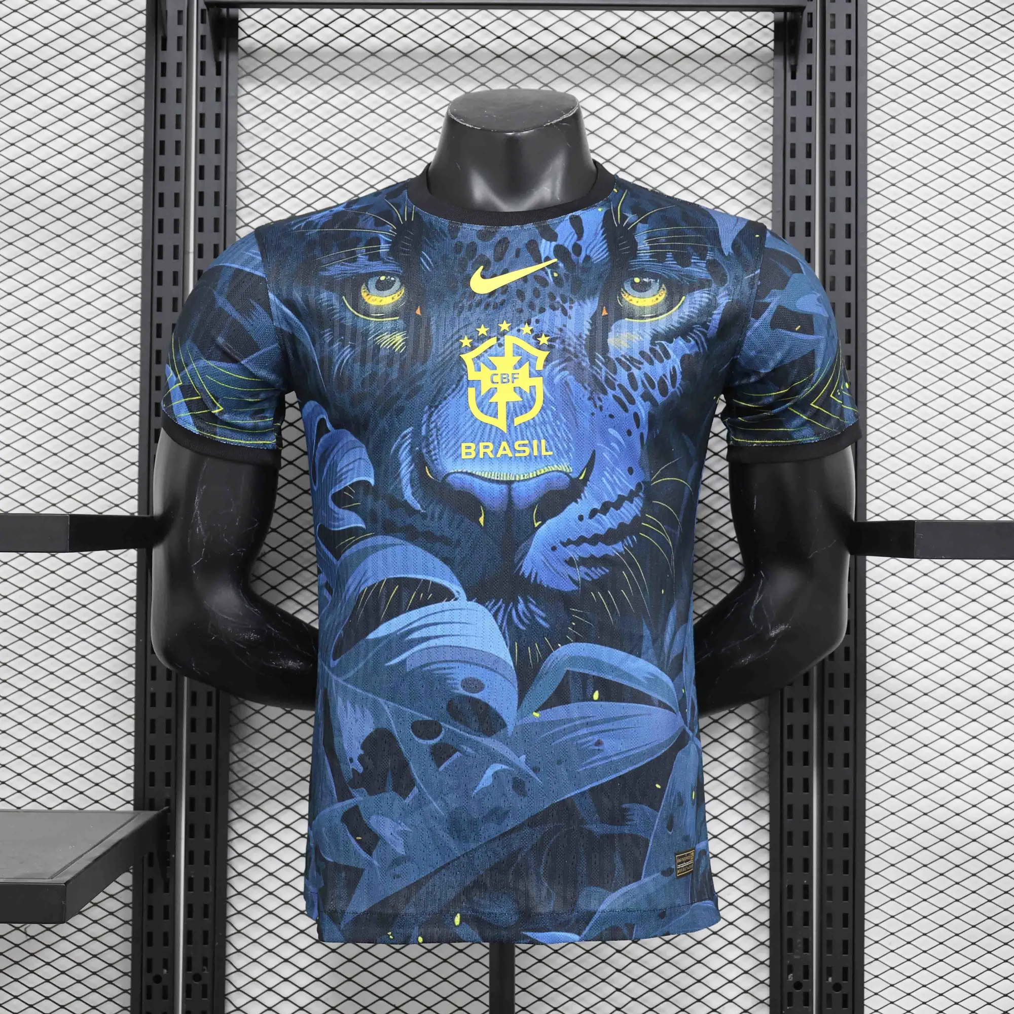 2024 Brazil Blue Tiger Special Edition Player Version Shirt AAAAJersey Supplier Yupoo 5