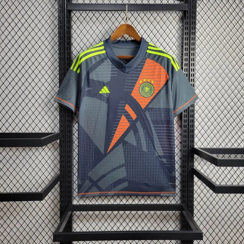 2024 Germany Goalkeeper Black Kit Football AAAAJersey Supplier 7