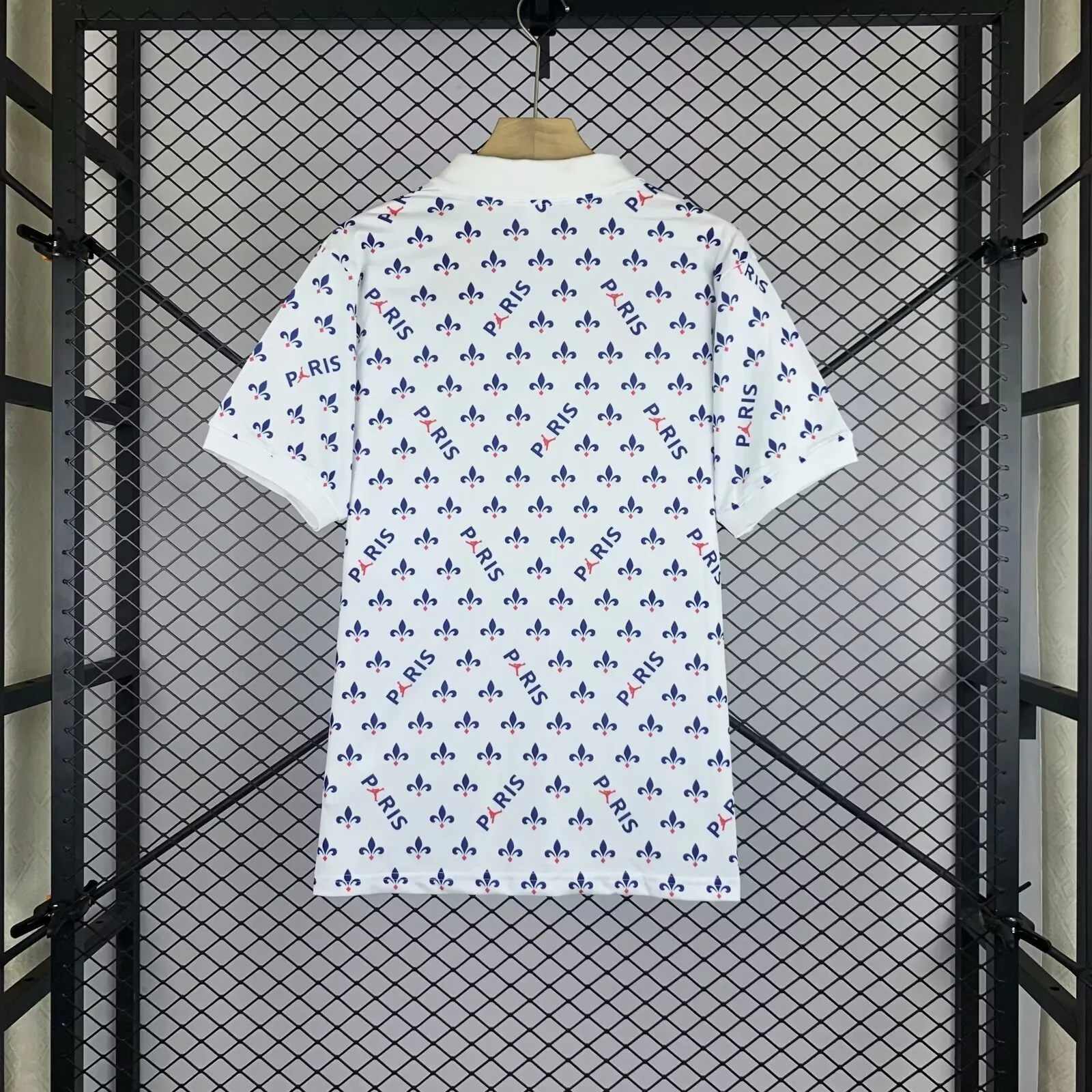 24-25 PSG Polo Jordan Co branded white Polo Shirt Soccer AAAAJersey Dropshipping Yupoo 1
