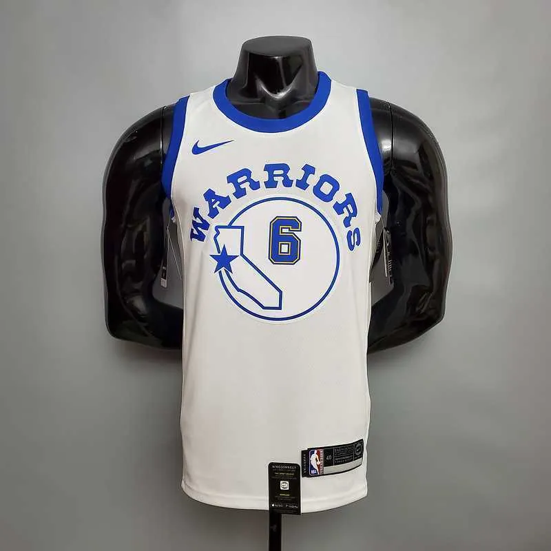 Retro version YOUNG#6 Golden State Warriors white 8