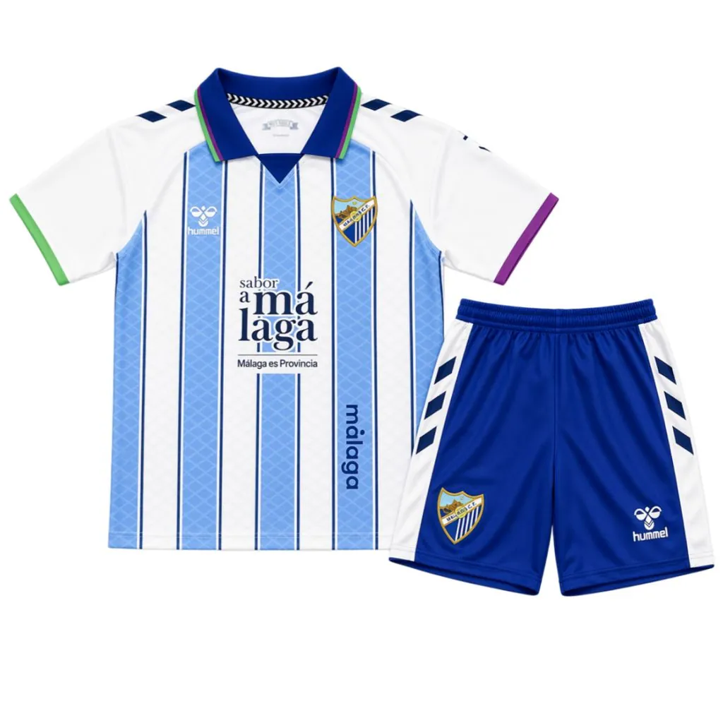 26-27 Malaga Home Kid Kits Youth Football Apparels AAAAJersey Supply Yupoo 2 2