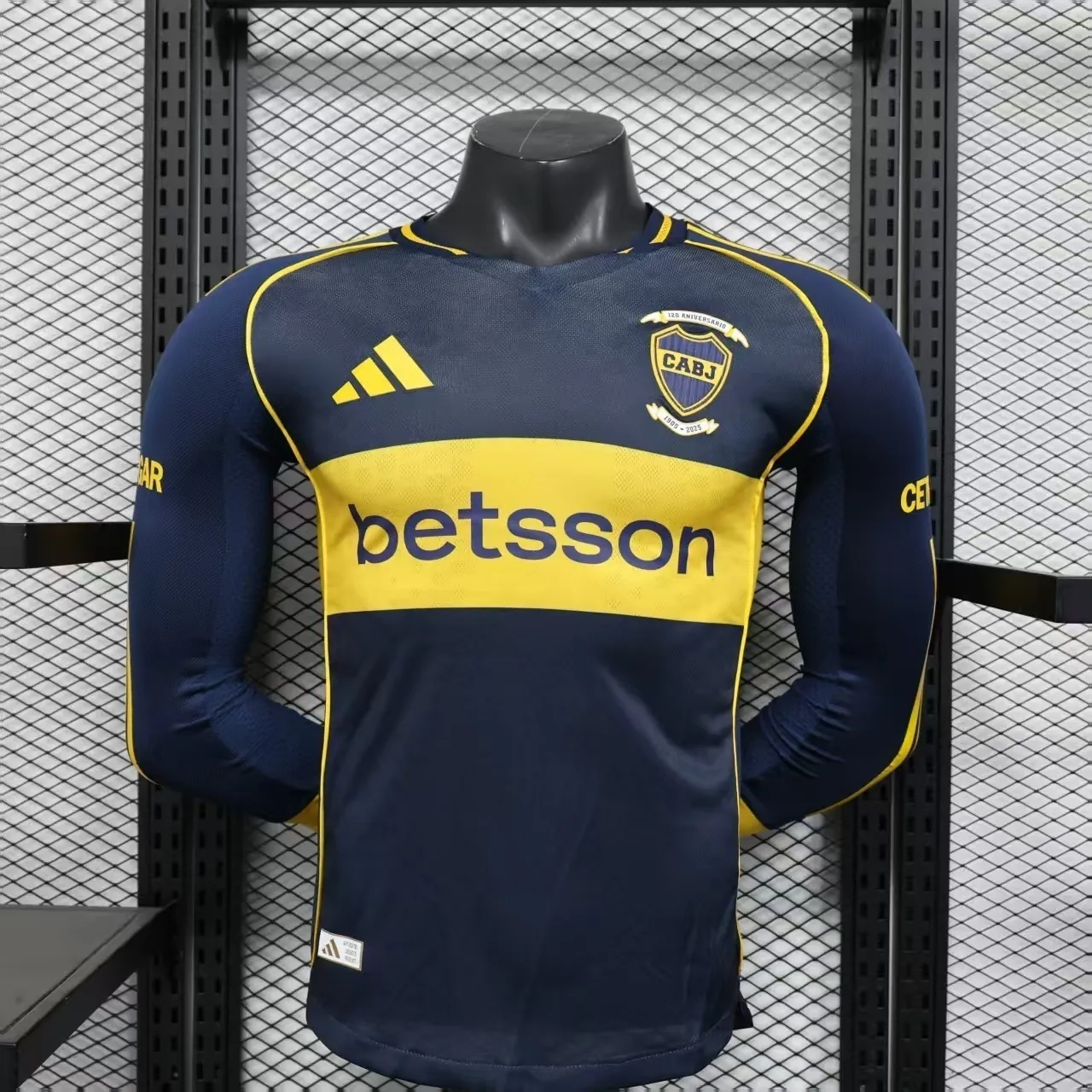25-26 Boca Junior Home Kit Player Version Shirt Long Sleeve AAAAJersey Yupoo 6