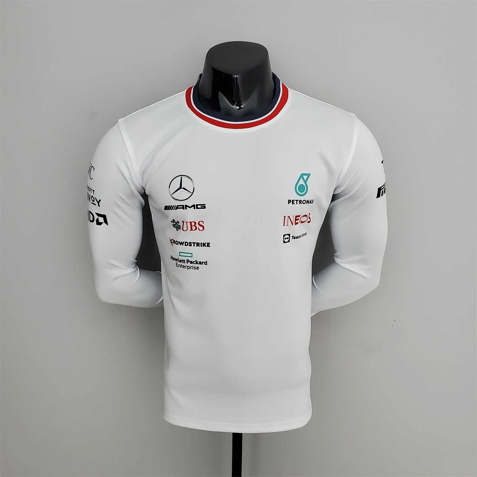 F1 Formula One 2022 Mercedes Long Sleeve White 8