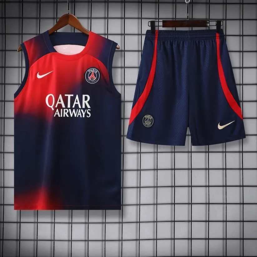 23-24 PSG Training Vest Kit S-XXL Soccer Jerseys 5