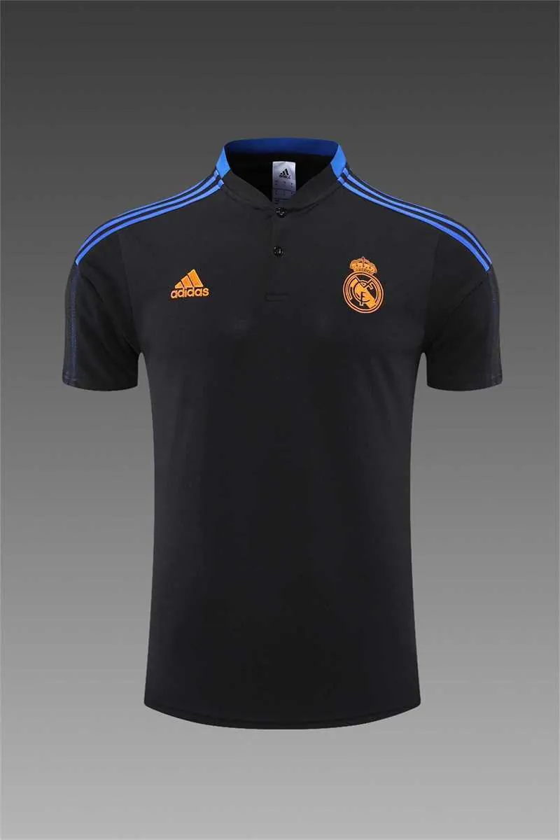 Real Madrid Polo black with yellow-logo 11