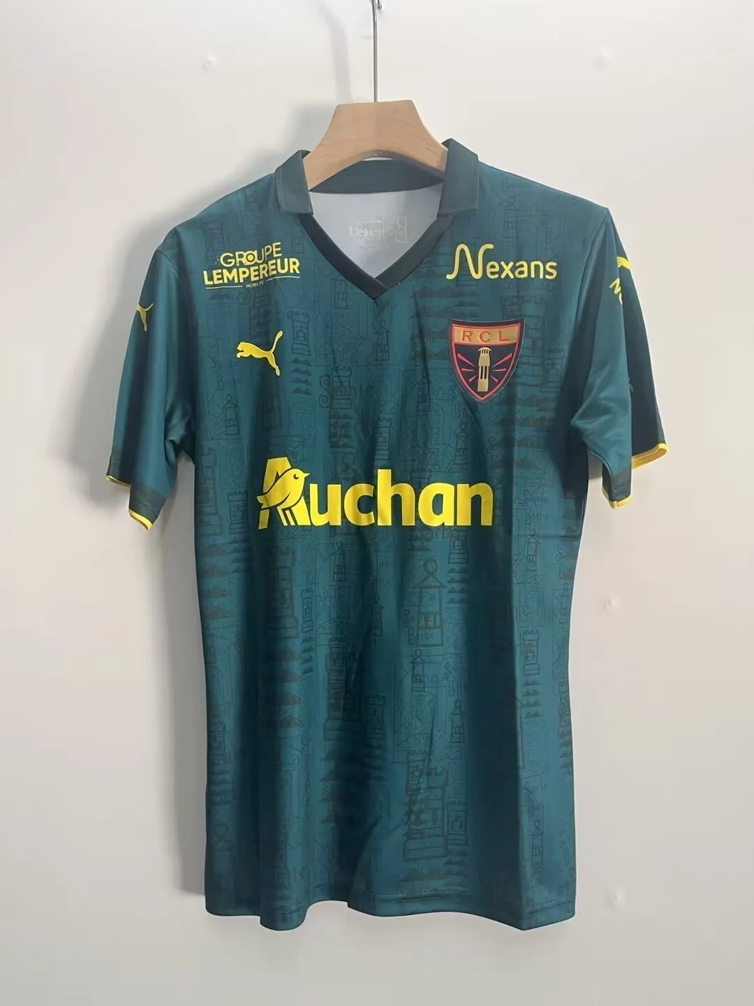 23-24 Lens Sainte-Barbe Green Special Edition Size-S-XXL Jersey Yupoo 4