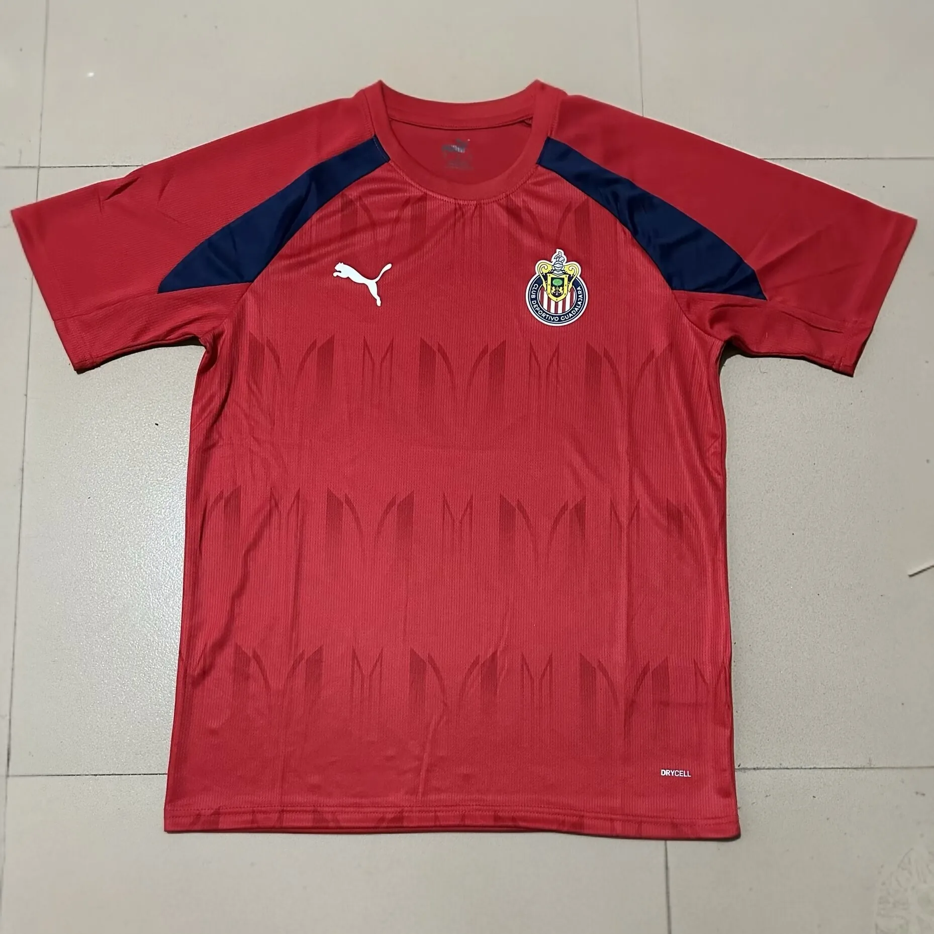 23-24 Chivas Guadalajara Pre-Match Kit Red Shirt Soccer Jerseys Yupoo 2