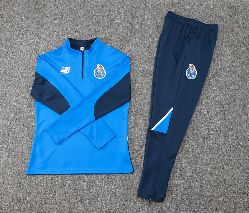 24-25 Porto Long Sleeve Training Suit Football Shirts 2
