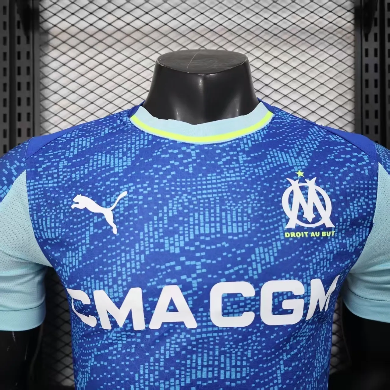 25-26 Marseille Third Away Blue Player Version Kit Football T-Shirt AAAAJersey Supply Yupoo 6