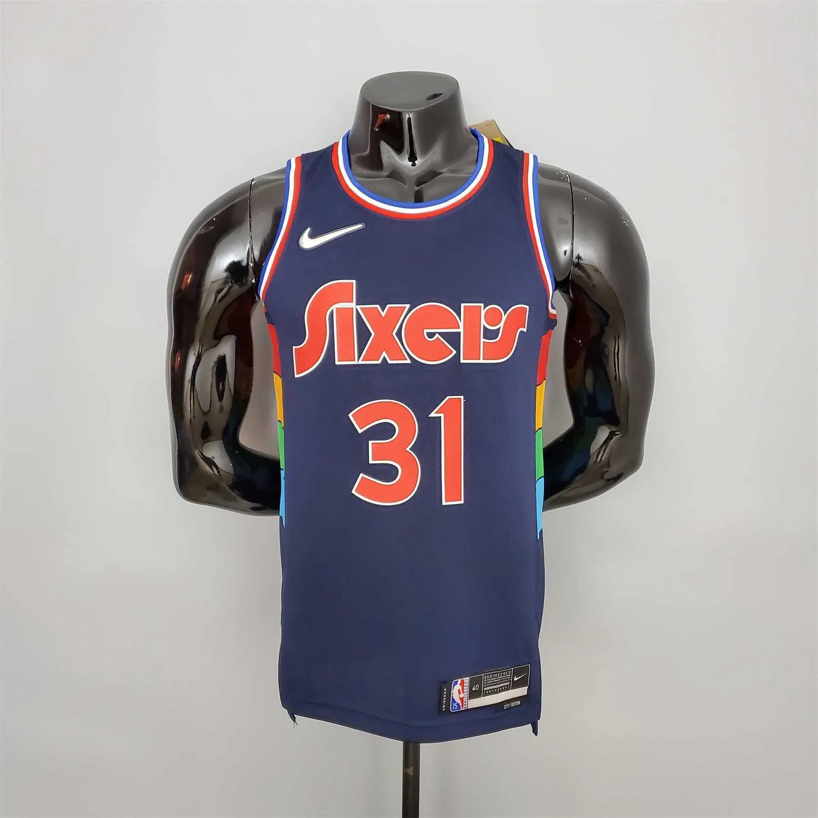 2022 Curry#31 76ers Royal Blue 9