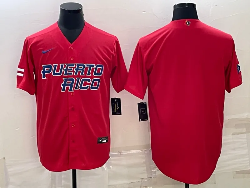 Puerto Rico 2023 World Cup Baseball Jerseys 55