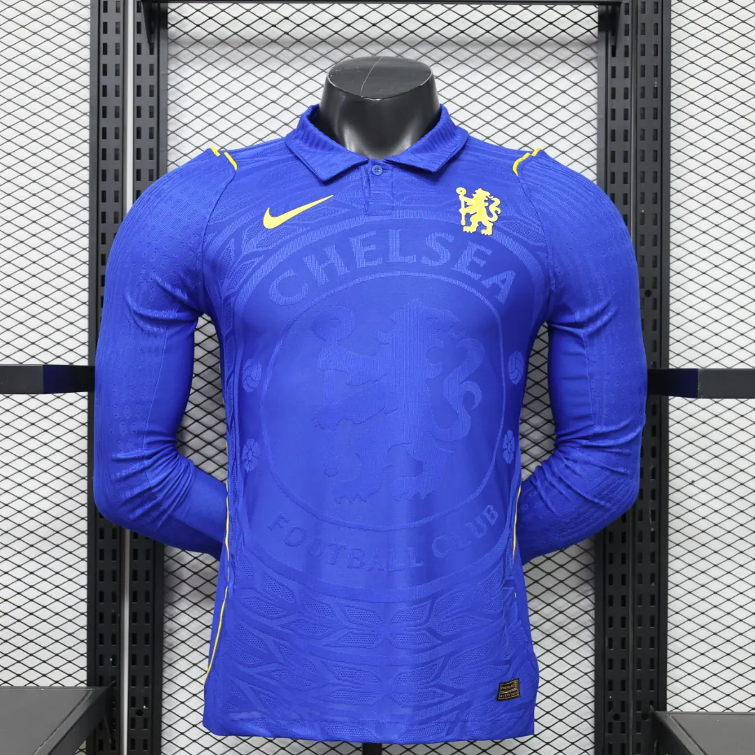 26-27 Chelsea Mens Home Kit Player Version Soccer Long Sleeve Shirt AAAAJersey Dropship Yupoo 6 1
