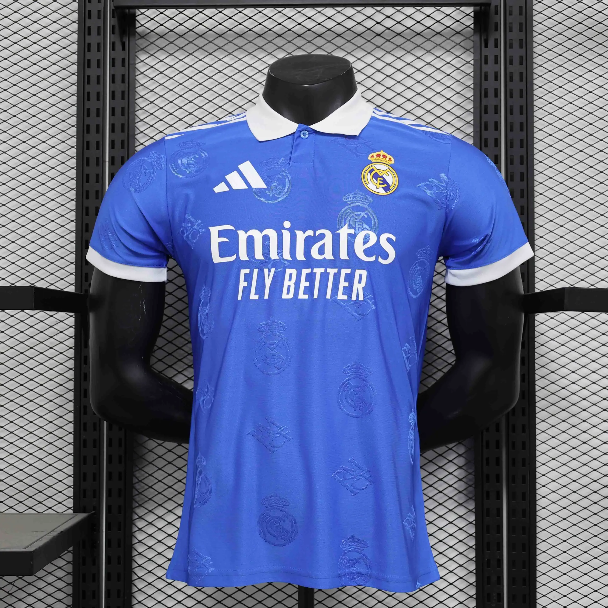 25-26 Real Madrid Blue Special Edition Player Version Shirt AAAAJersey Supplier Yupoo 3