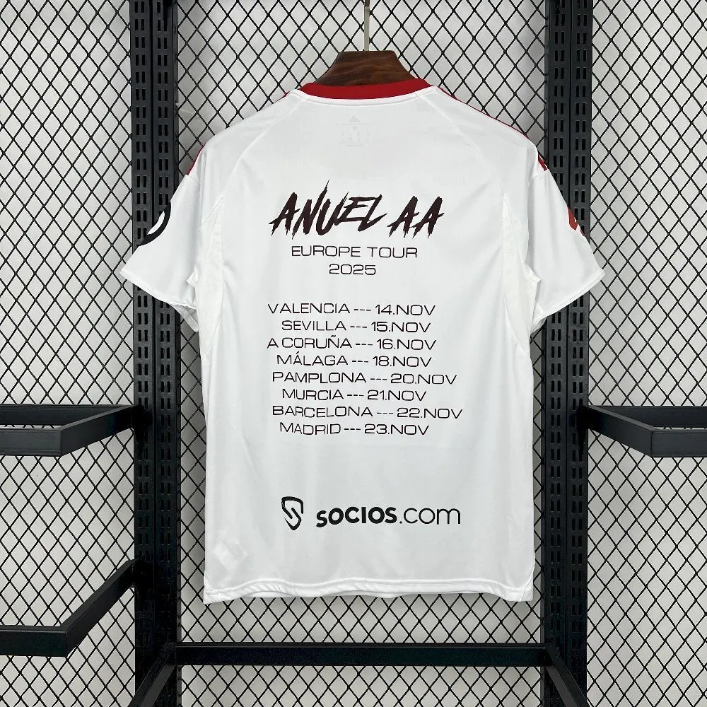 25-26 Sevilla FC Home Kit Football Special Edition T-Shirt Sport AAAAJersey Supply Factory Yupo 1