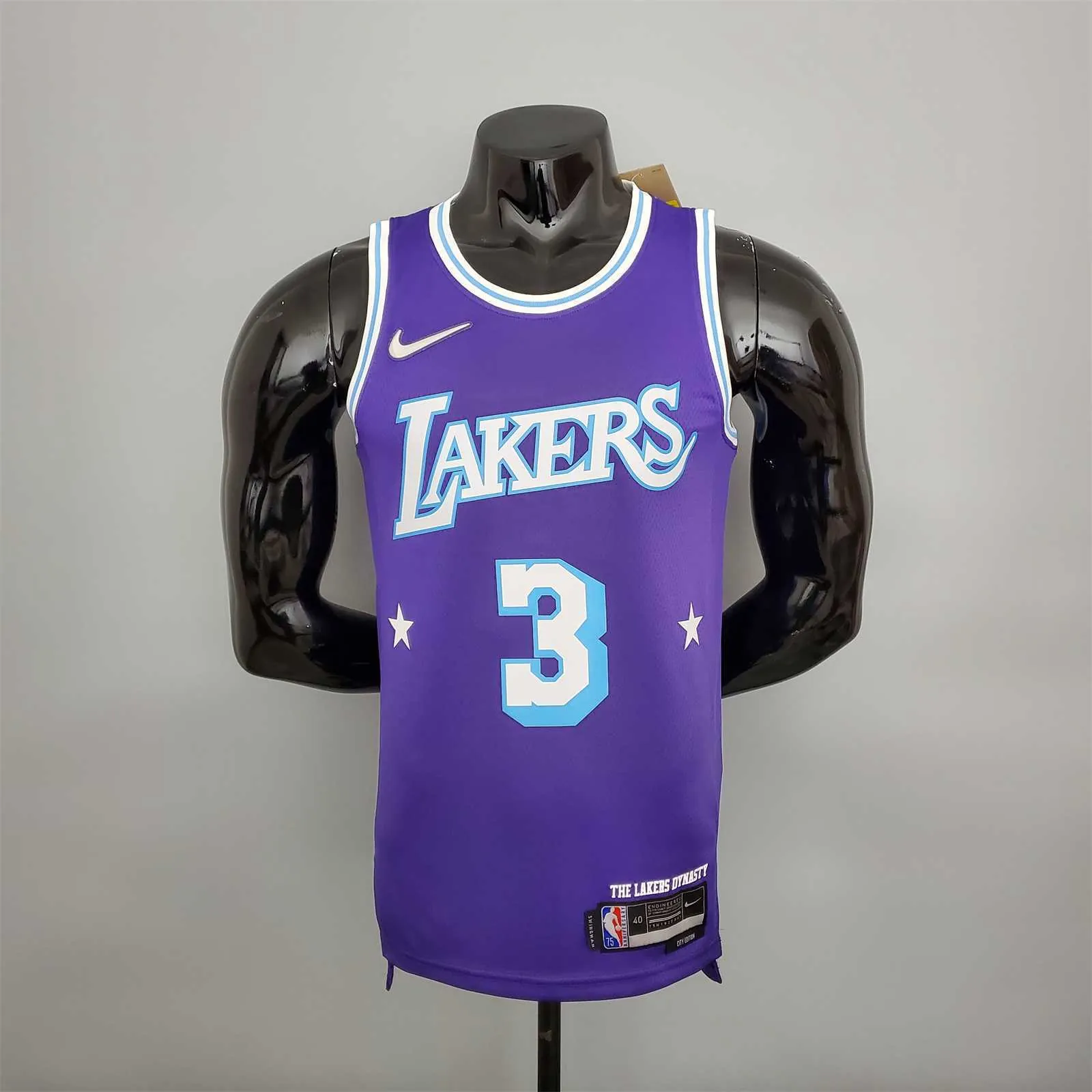 2022 75th Anniversary Davis #3 Lakers City Edition Purple 8