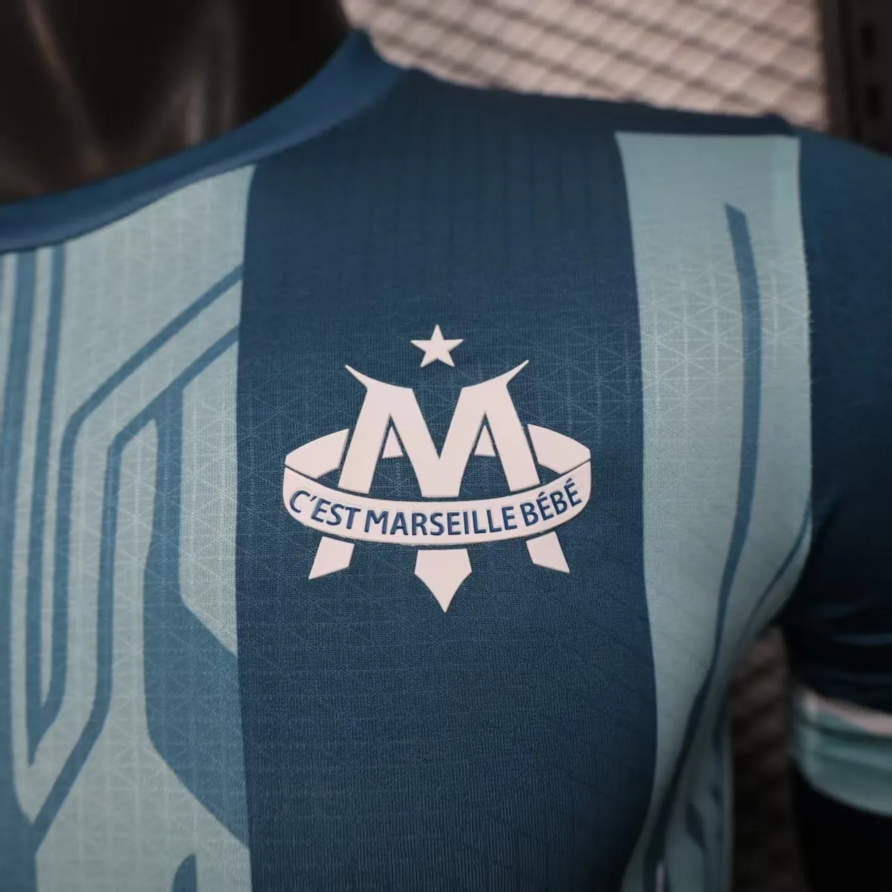 25-26 Marseille Blue YAMAHA OM X JUL Limited Edition Shirt Player Version été Kit AAAAJersey Yu 3