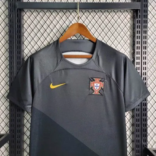 2023 Portugal Black S-XXL Cheap Soccer Jerseys 6