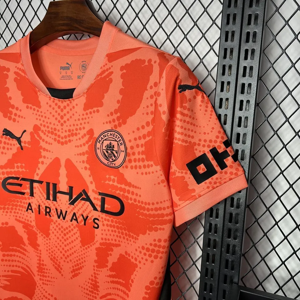 24-25 Manchester City Orange Goalkeeper Kit Sport AAAAJersey Yupoo 3