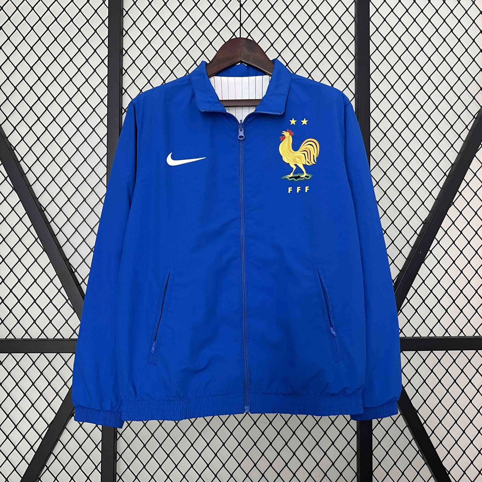 2024 France Trench Coat Reversible Blue&White Double-Sides Jacket AAAAJersey Wholesale Yupoo 6