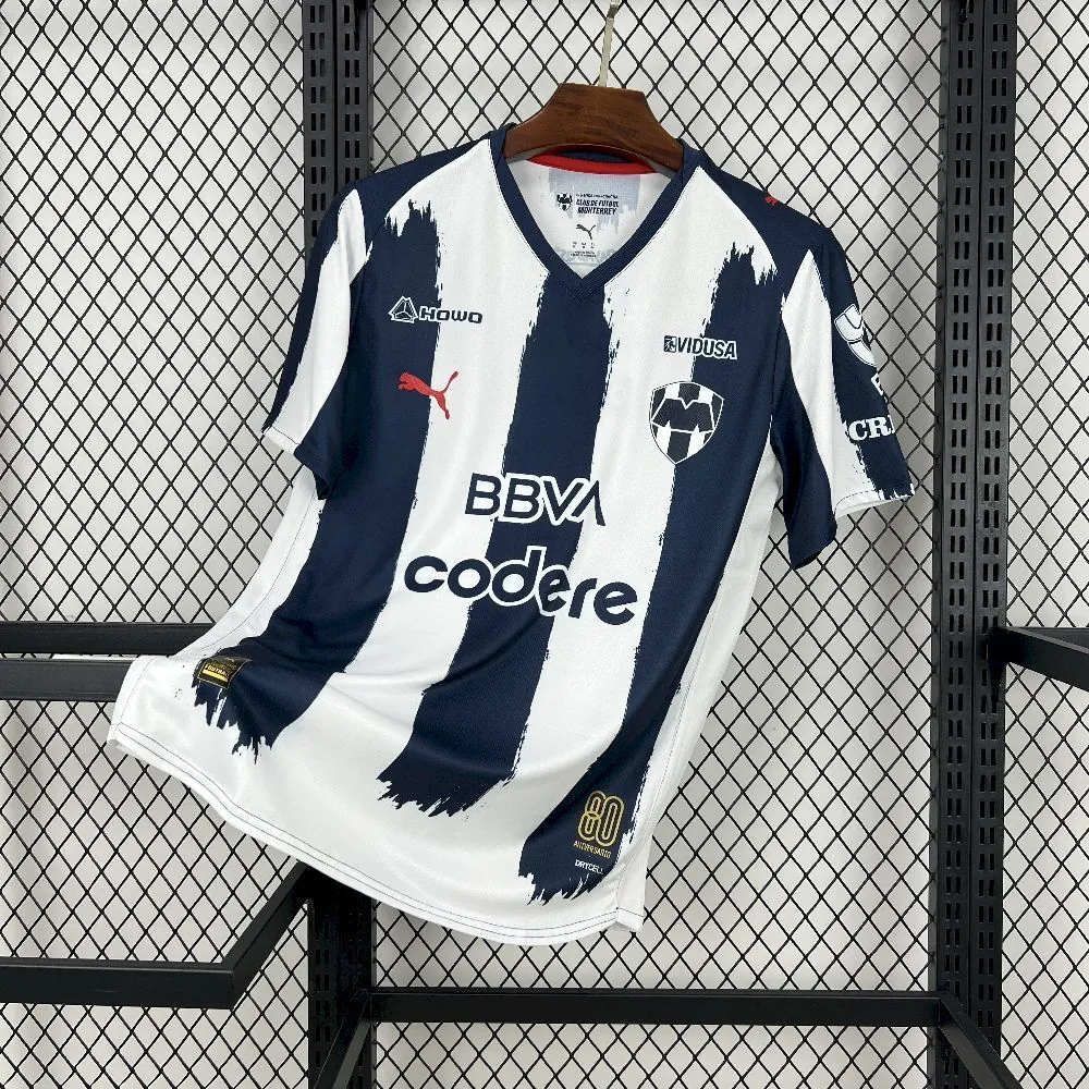 25-26 Monterrey Home Kit Soccer T-Shirt Football Sweatshirt AAAAJersey Dropship Yupoo 6
