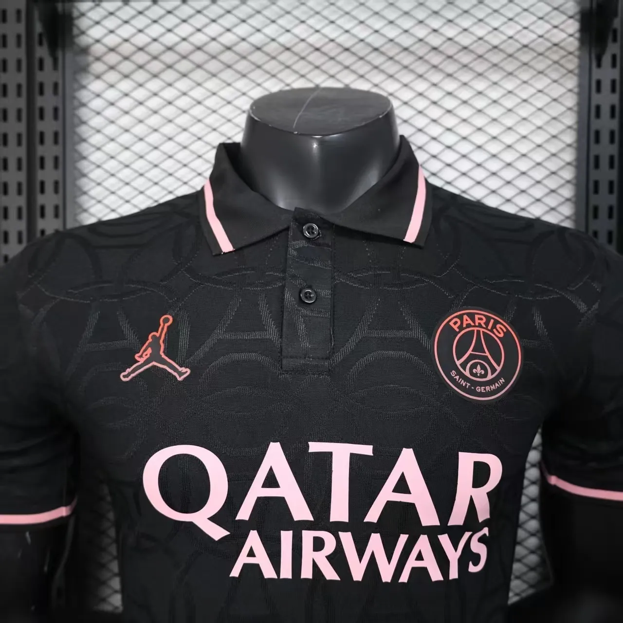 25-26 PSG Academy Pro Pre-Match Black Polo Player Version Shirt AAAAJersey Supplier Yupoo 3