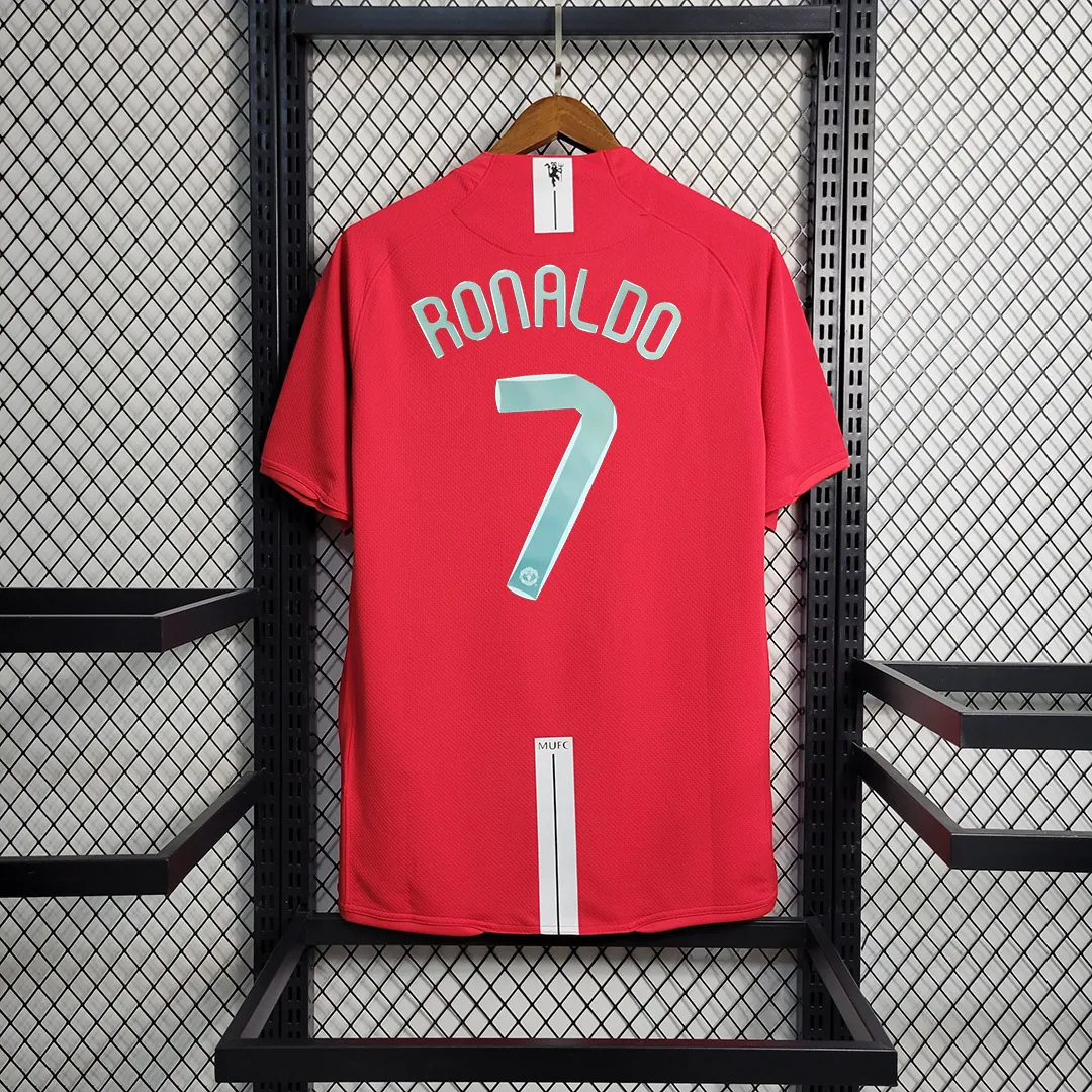 07-08 Manchester United Champions League version home 3