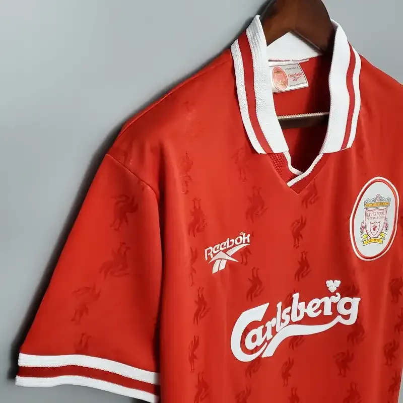 96-97 Retro Liverpool Soccer Jersey Home S-2XL 6
