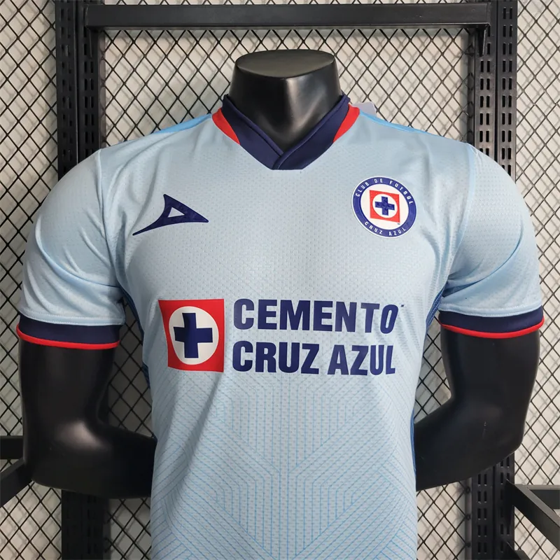 23-24 Cruz Azul Away Light Blue Kit Player Version Shirt Football Jerseys Yupoo 5