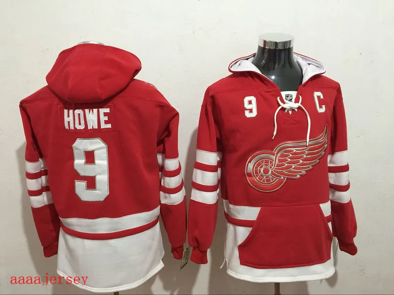 Detroit Red Wings hoodie ice hockey jersey M-3XL 底特律红翼队帽衫冰球服 5