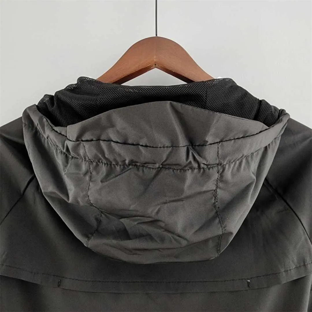22-23 Barcelona black Windbreaker 4