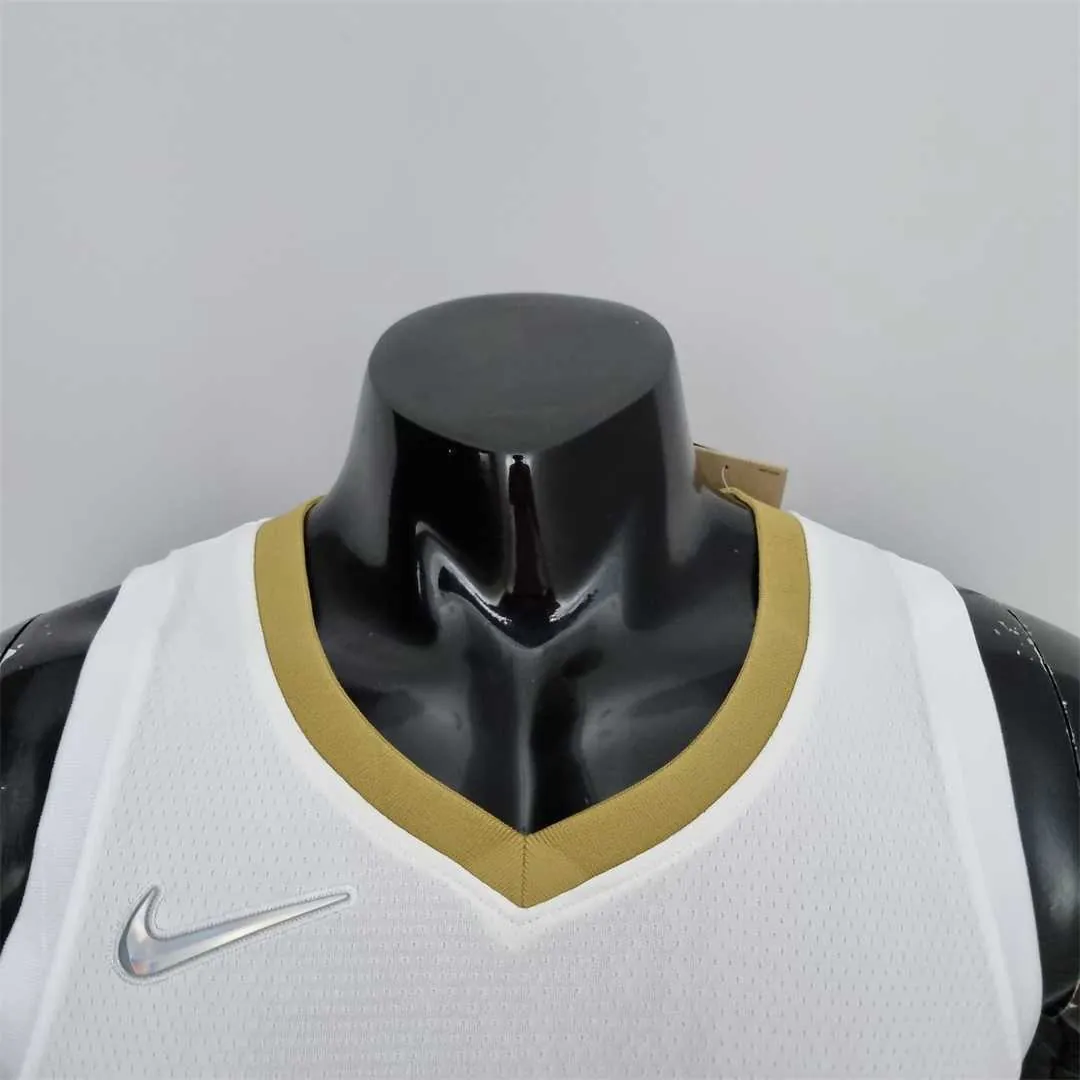 75th Anniversary New Orleans Pelicans Ingram #14 White NBA Jersey 2
