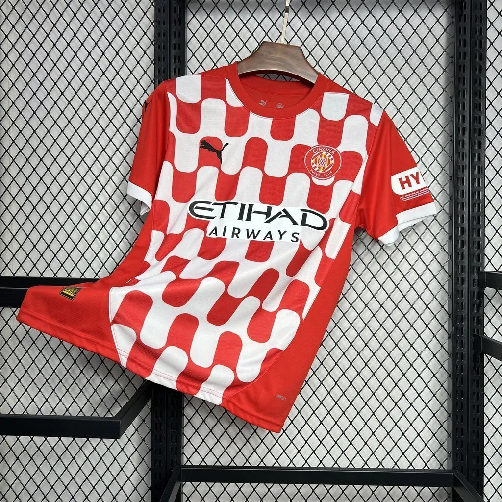 24-25 Girona Home Kit Football Apparels Sport AAAAJersey Yupoo 5