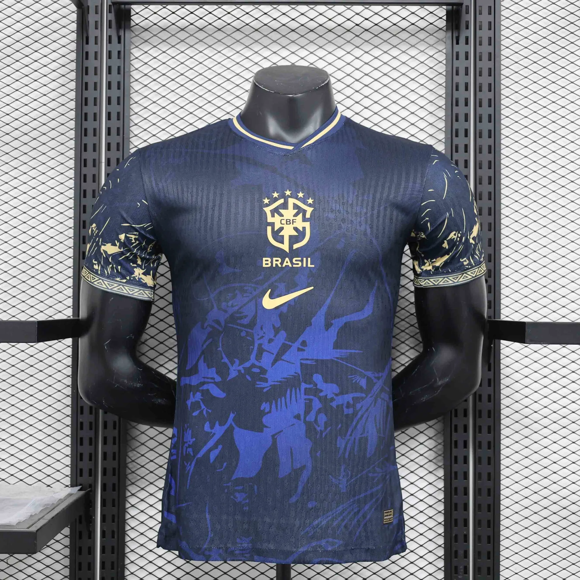 2024 Brazil Special Edition Navy Kit Player Version Shirt Sport AAAAJersey Yupoo 5