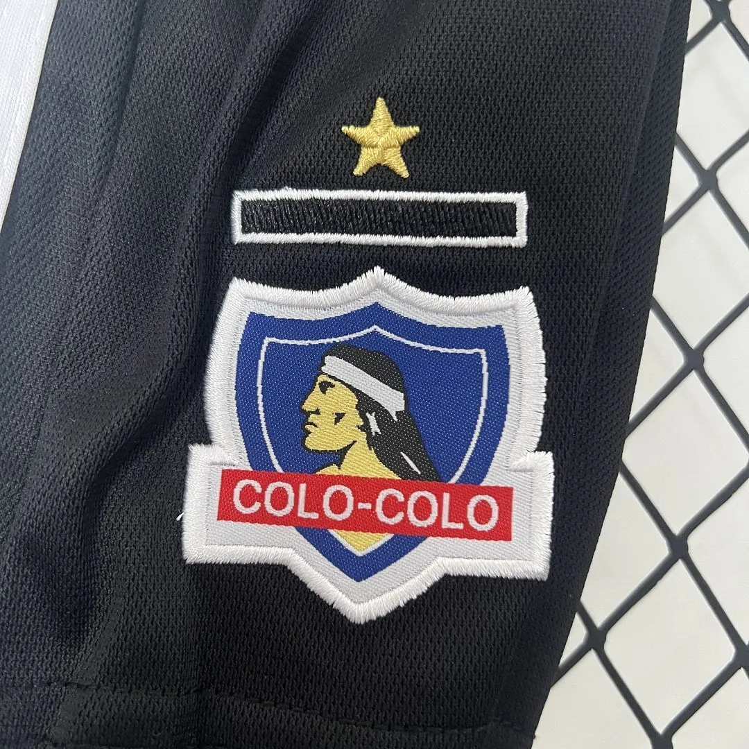 24-25 Colo Colo Home Kid Kits Children Sets Jersey Supplier Yupoo 6