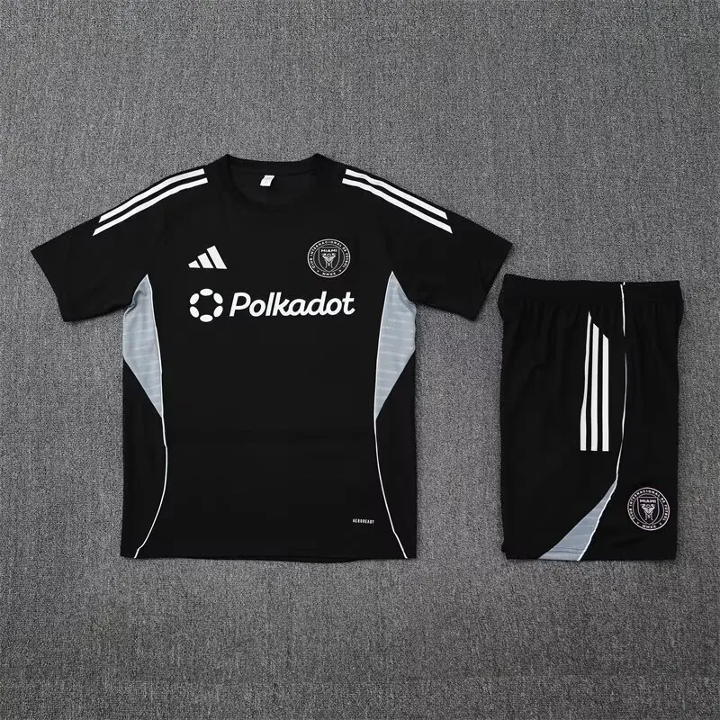 25-26 Inter Miami Black Training Kits Football Tracksuits 2