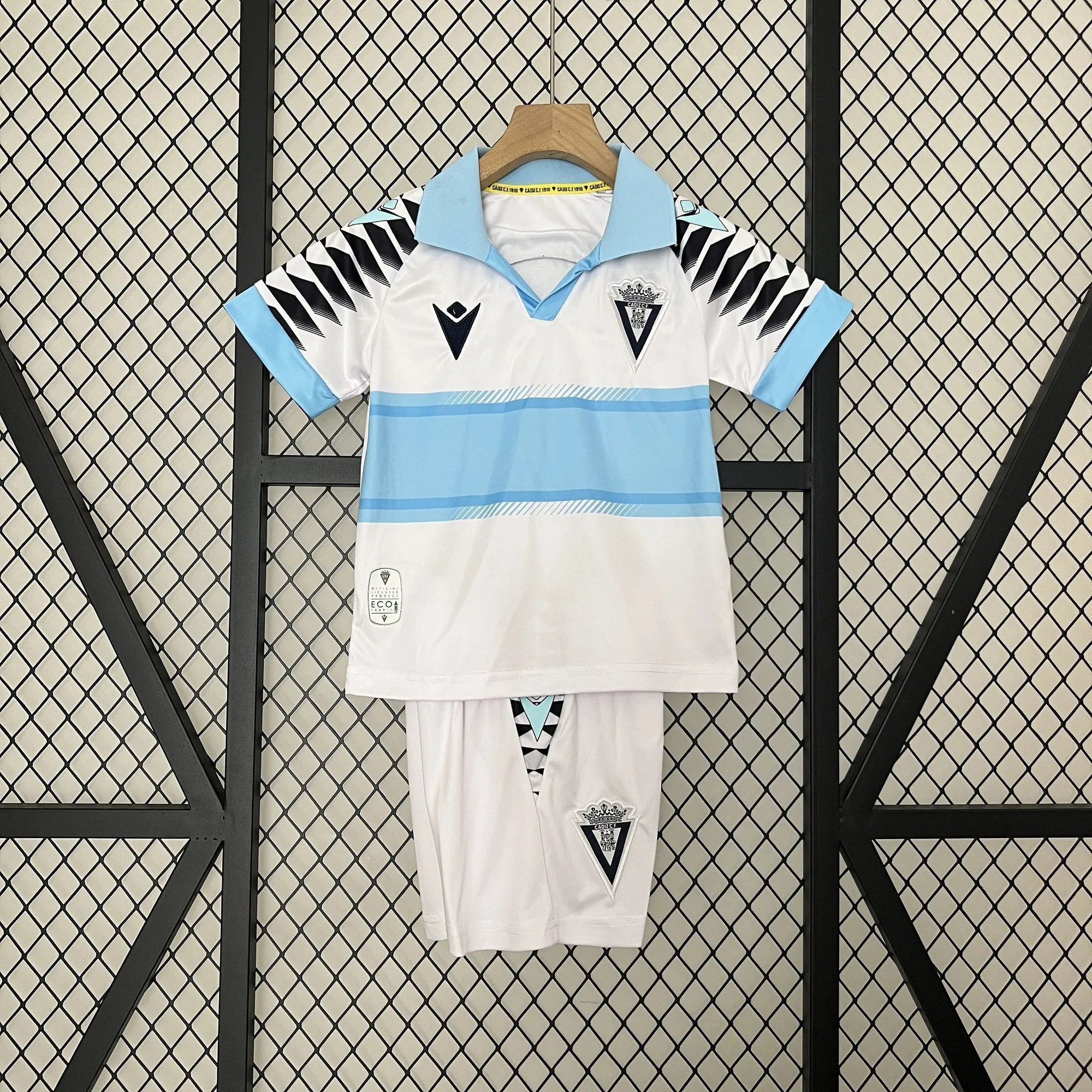 24-25 Cadiz Away Kid Kits Youth Apparels Sport AAAAJersey Yupoo 9