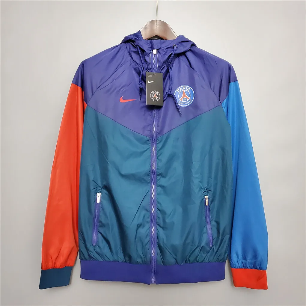 20-21 PSG redpurplegreen windbreaker 10