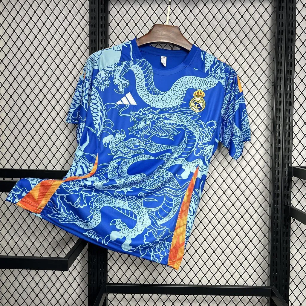 24-25 Real Madrid Blue Dragon Special Edition Soccer Uniforms Soccer AAAAJersey Yupoo 5
