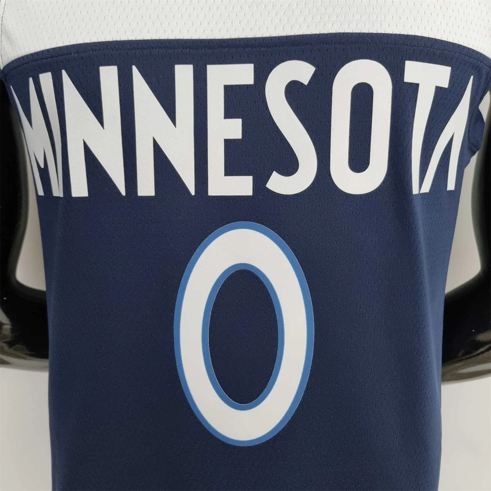 75th Anniversary Minnesota Timberwolves Russell #0 Royal Blue NBA Jersey 2