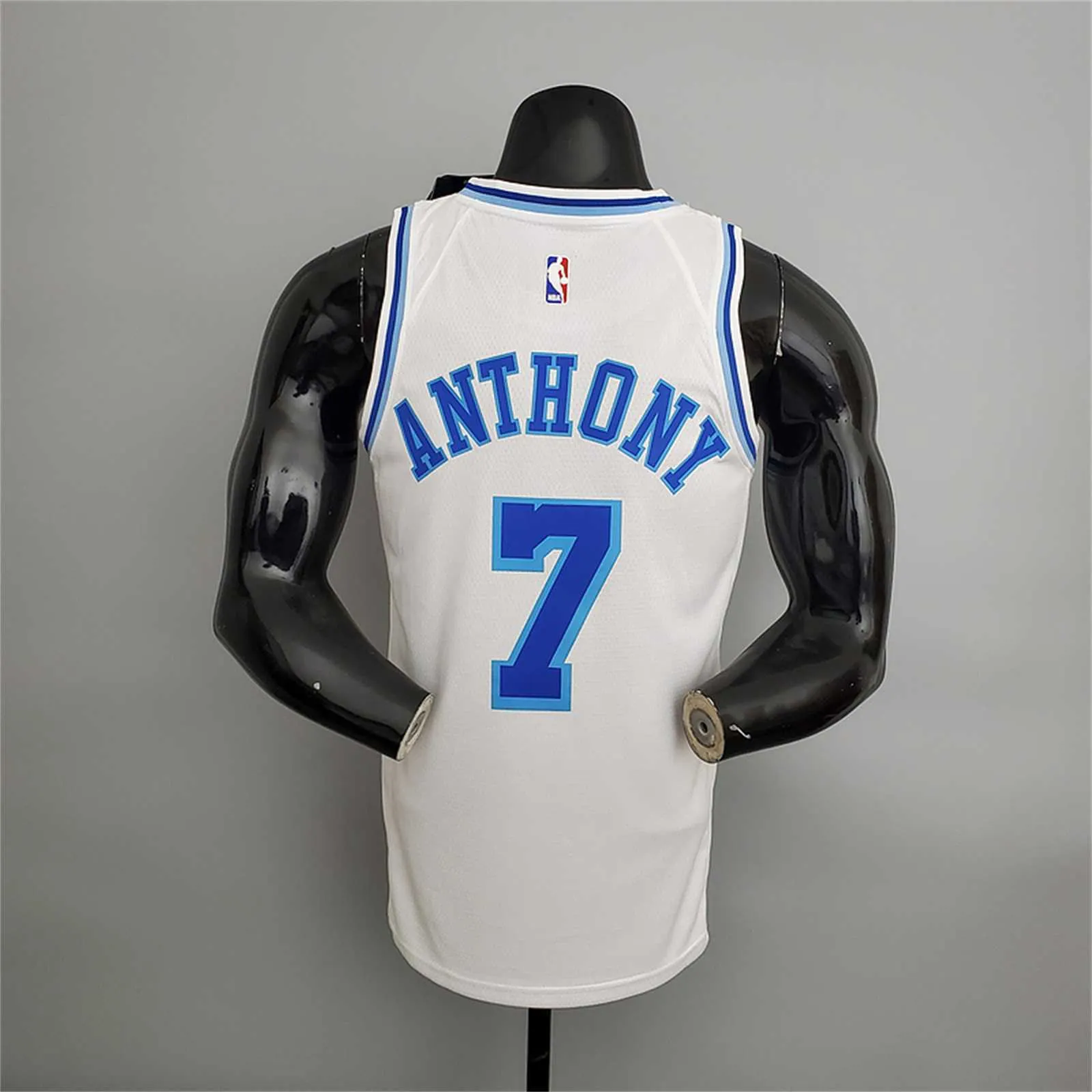 Lakers Anthony#7 Latin Night (High Head) White 2