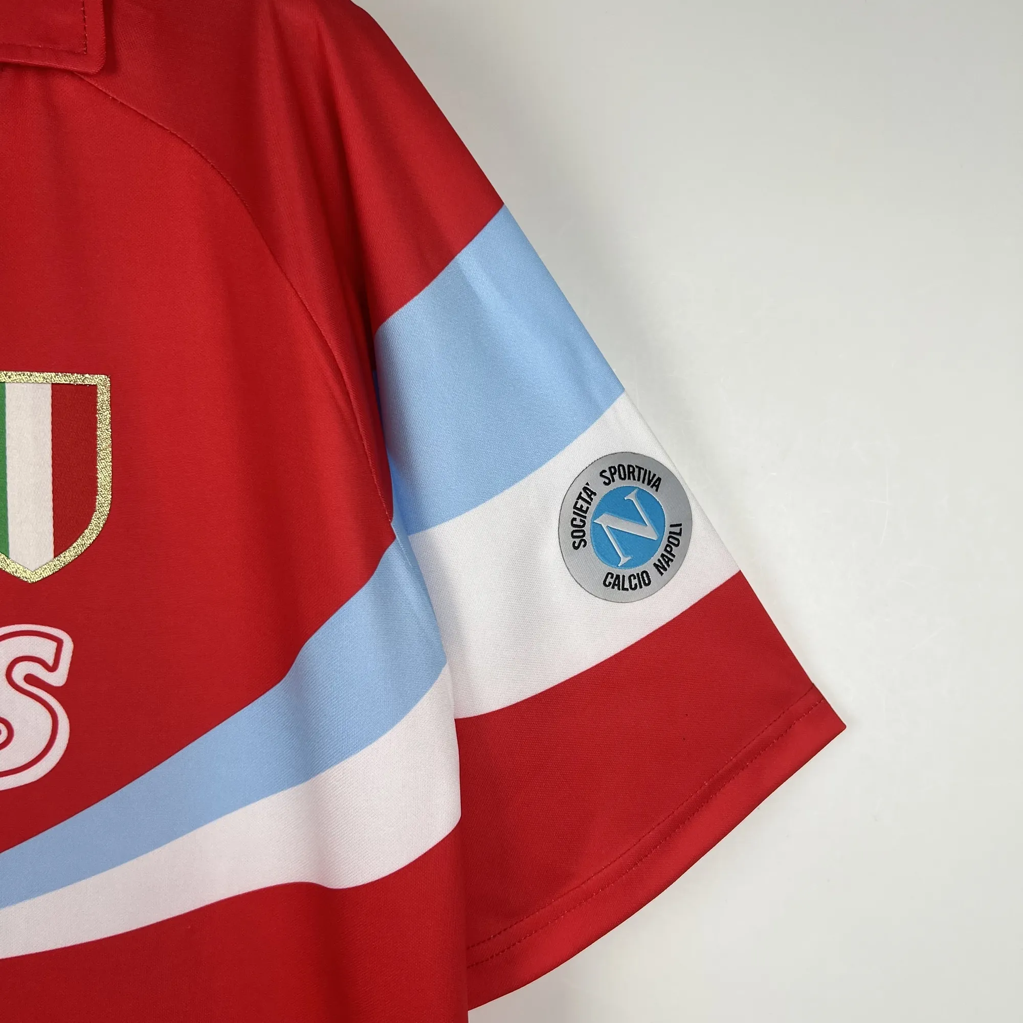 90-91 Napoli away S-XXL football t-shirt 4